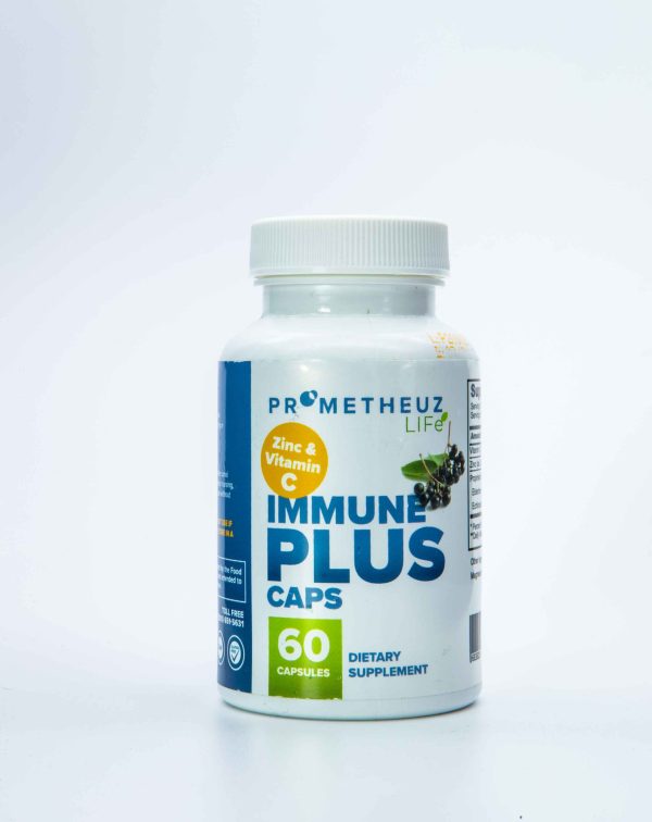 Immune Plus: Elderberry, Garlic, Echinacea, Vitamin C + Zinc