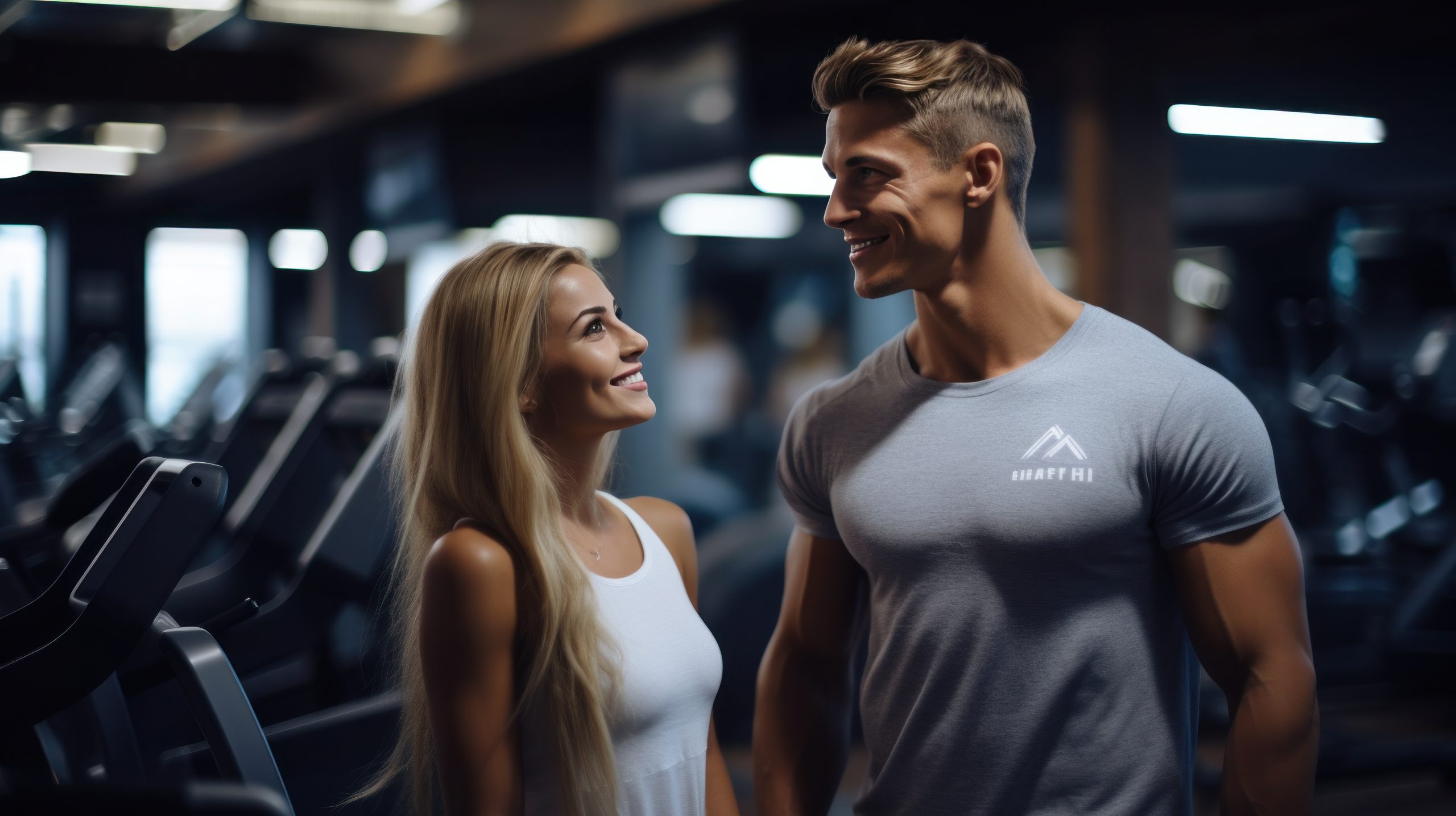 Young couple in sport gym-2 | Prometheuz HRT